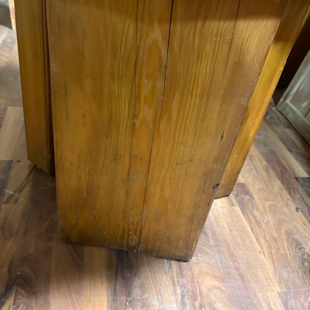 ①送料設置込み　丸太　切り株　ダイニングテーブル　　おそらく欅