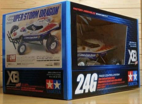 TAMIYAタミヤ1/10XBスーパーストームドラゴン プロポバッテリー付塗装済
