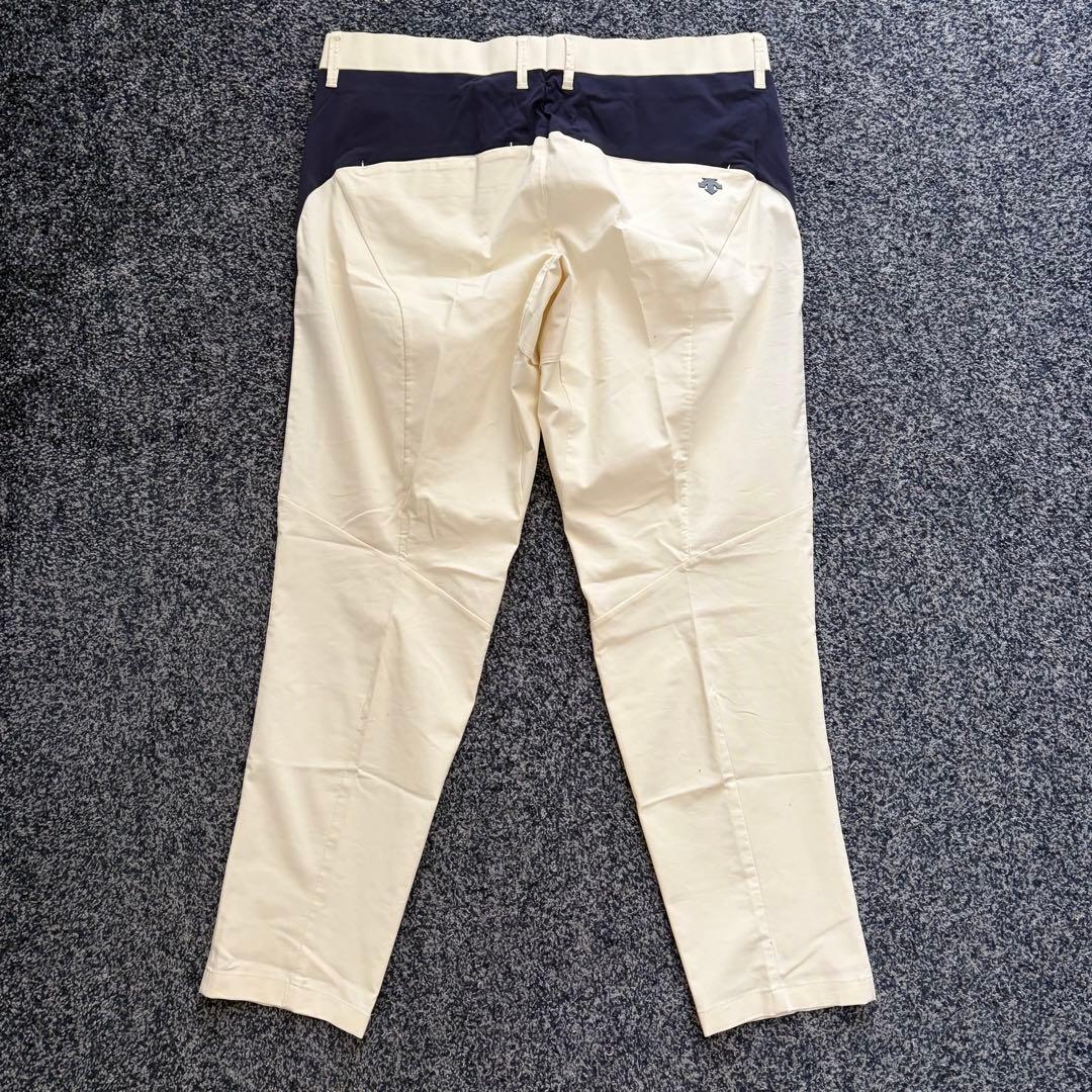 【未使用・タグ付】デサントゴルフ　ストレッチ　パンツ　アイボリー系　サイズ92