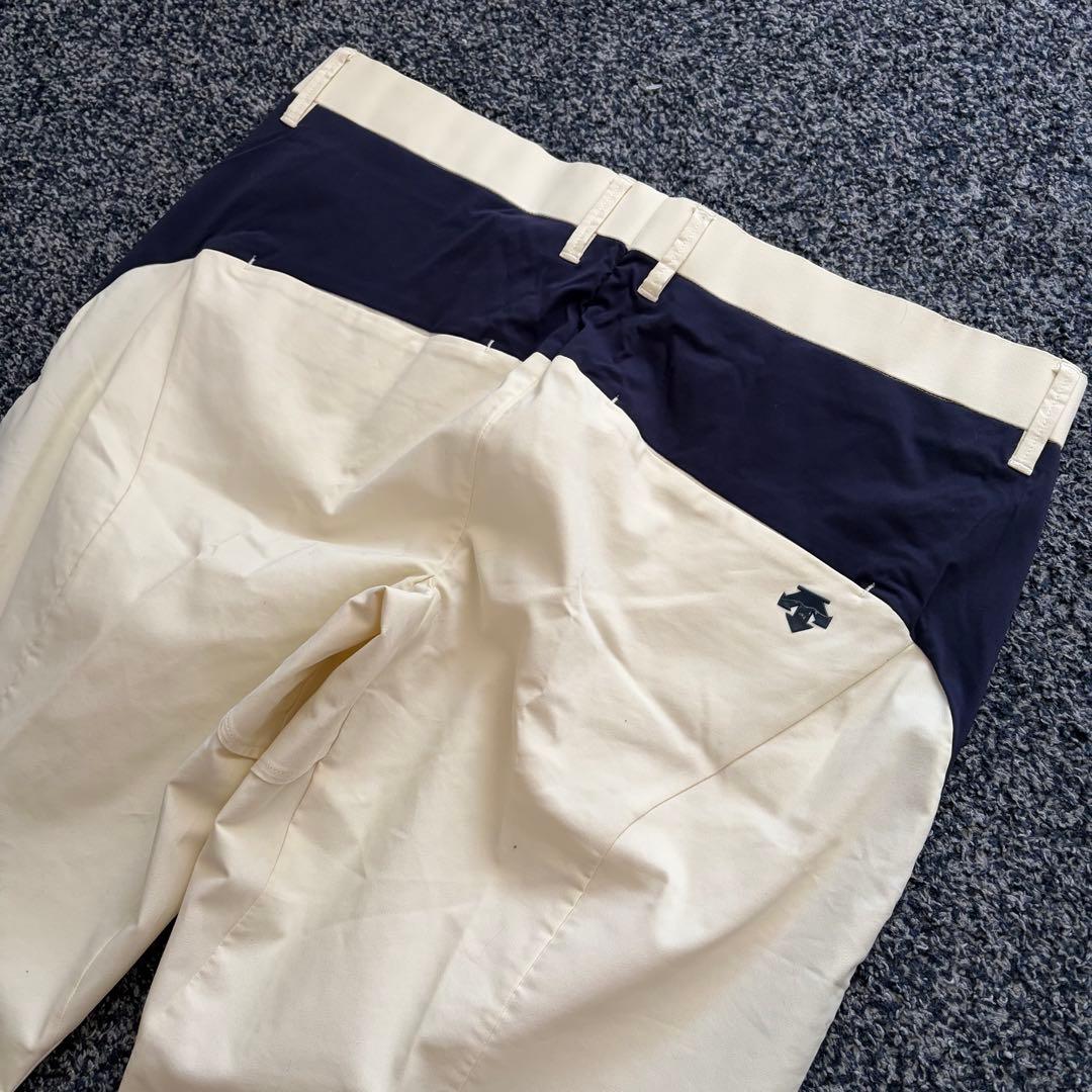 【未使用・タグ付】デサントゴルフ　ストレッチ　パンツ　アイボリー系　サイズ92