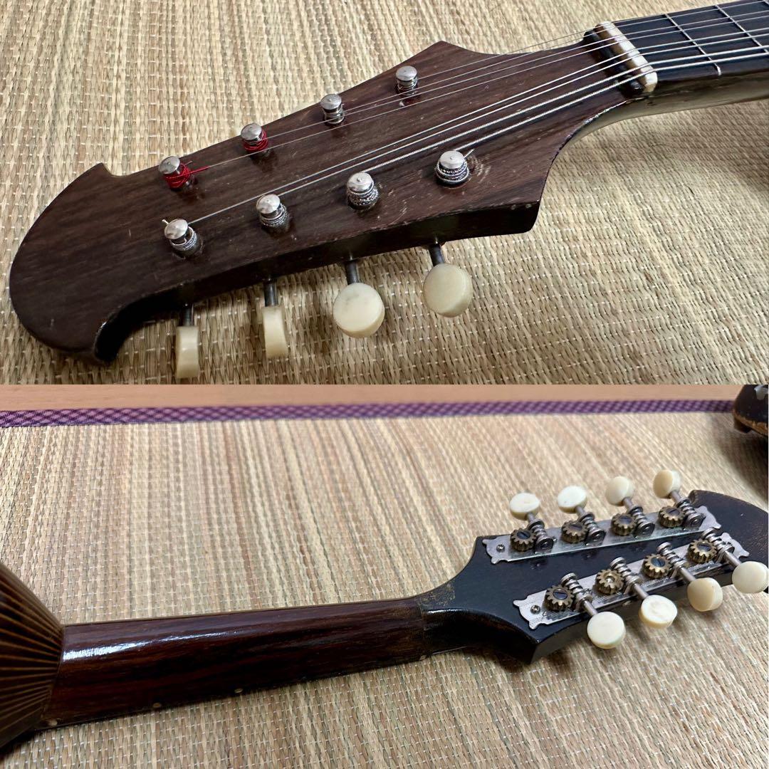 落合マンドリン1965年no2ハードケース付付属品有ヴィンテージ落合忠男希少品