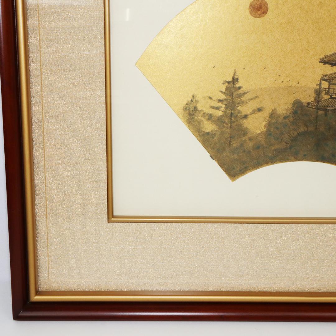 真作 井上稔 薬師寺塔韻　F6 共シール