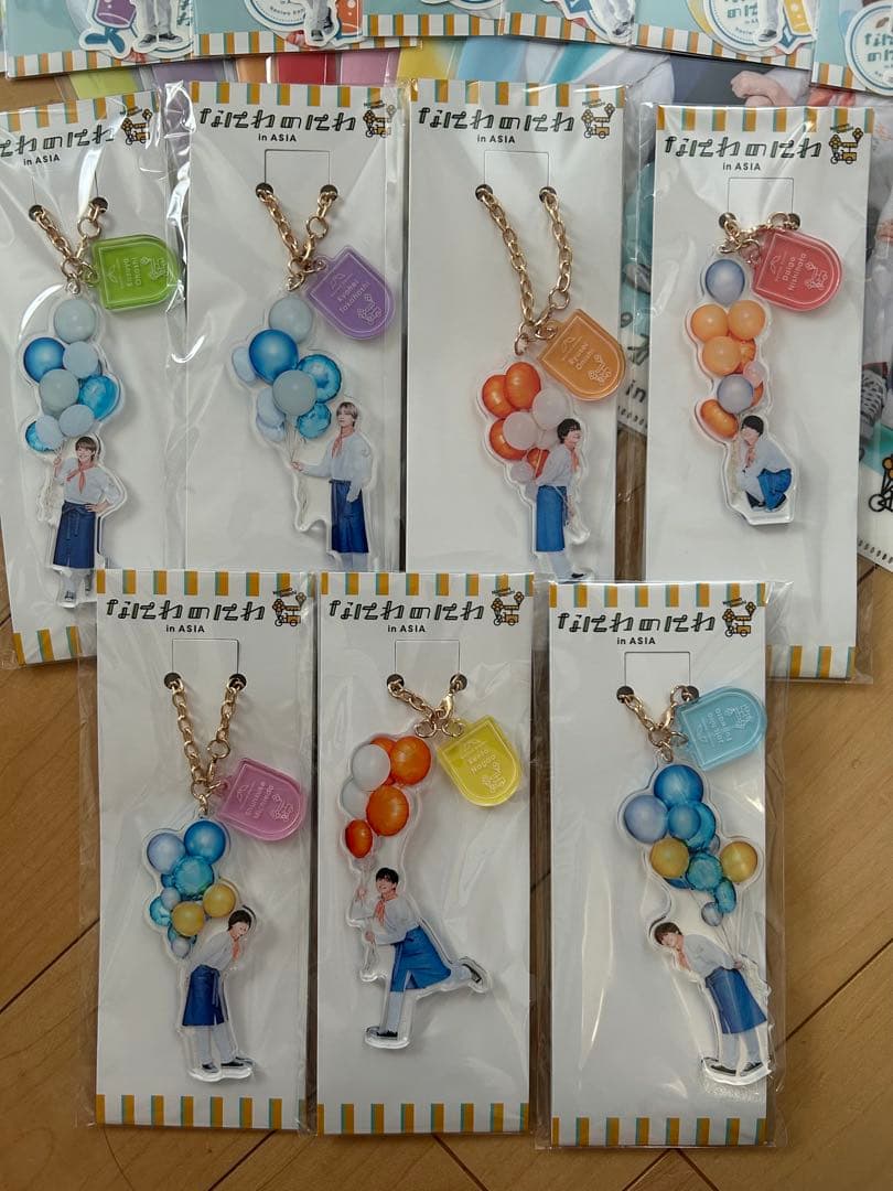 なにわのにわ in ASIA アクリルキーホルダー ステッカー クリアファイル