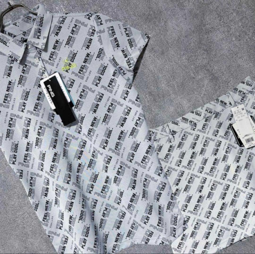 【新品】 PING ピン 総柄 セットアップ ウェア スカート ポロシャツ 人気