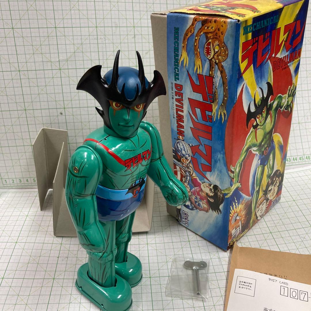 1998年ビリケン商会から限定品として発売ブリキ製ゼンマイ歩行希少品!デビルマン