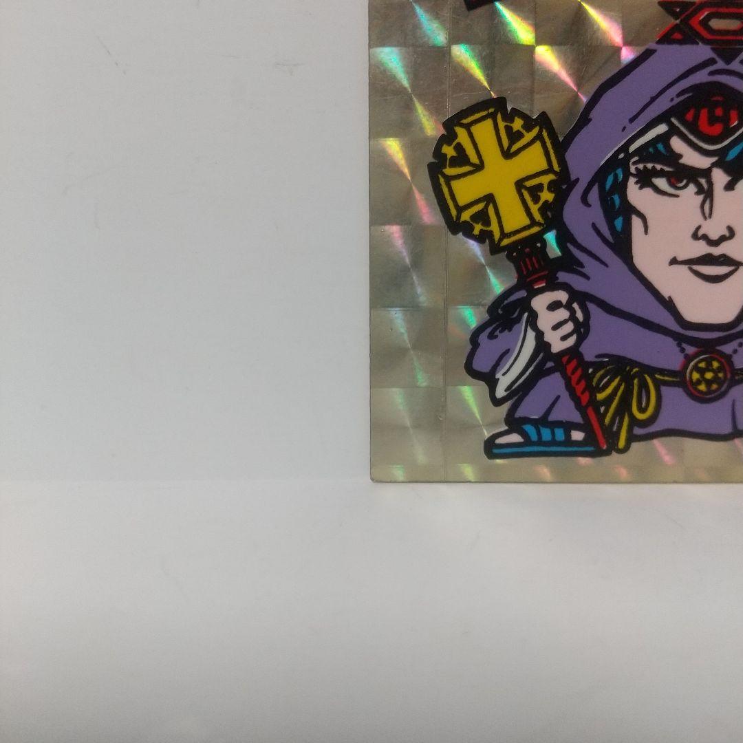 【激レア】ビックリマン [ スーパーデビル 偽神 ] 薄金 黒ヘキサ シール