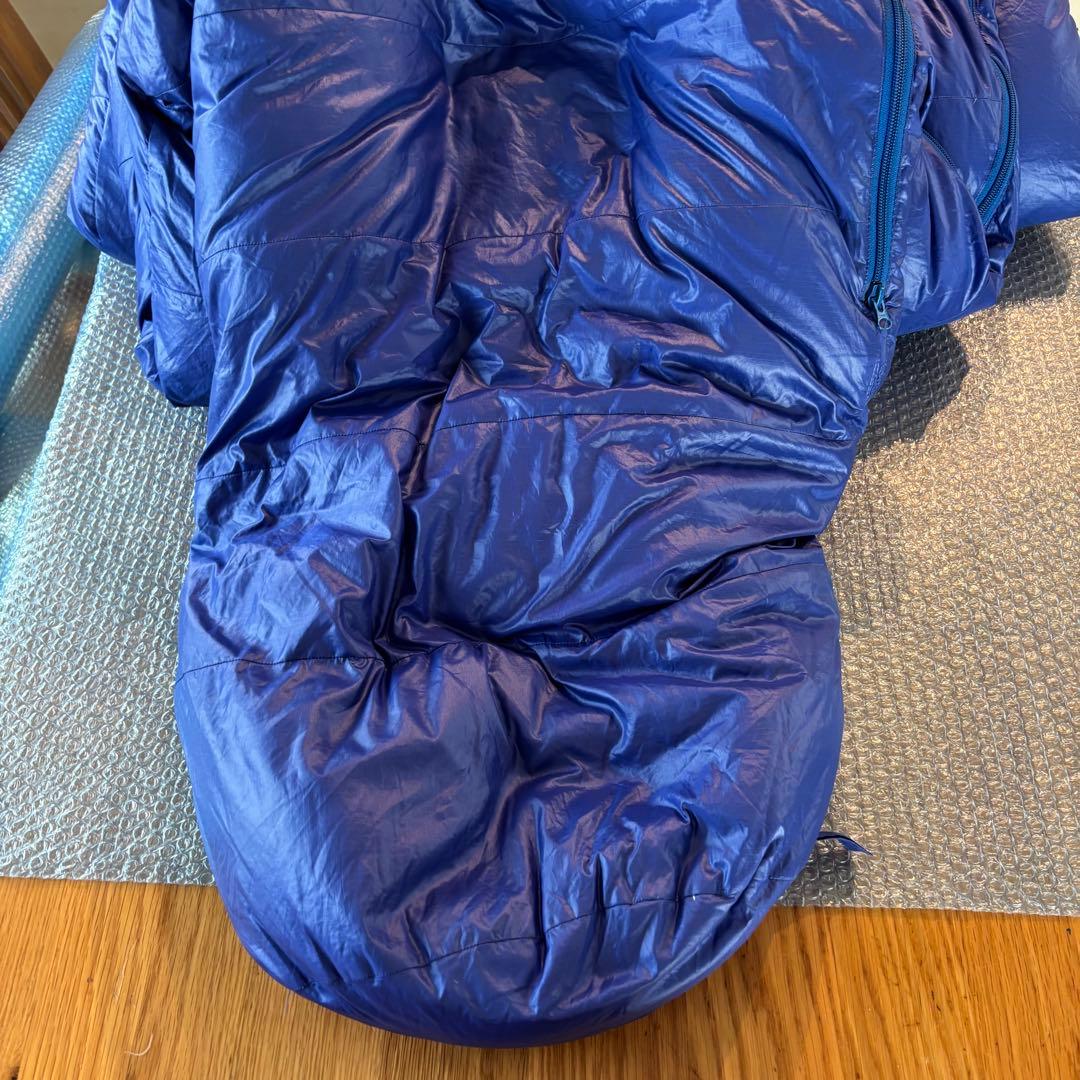 希少 日本製　国産布団メーカー　サンモト　シュラフ ホワイトグースダウン　寝袋