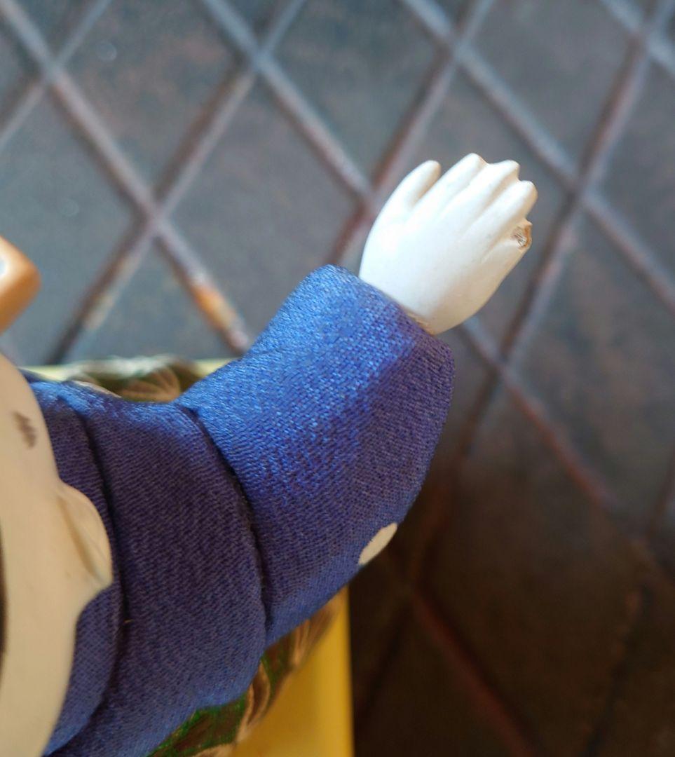 木目込人形　節分　寿凰作　共箱入　銘朱印　昭和初期　市松人形　御所人形　日本人形