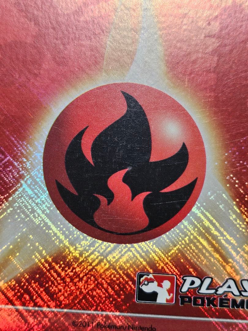 【英語版ポケモンカード】基本炎エネルギー ホウオウ背景 PLAY!POKEMON