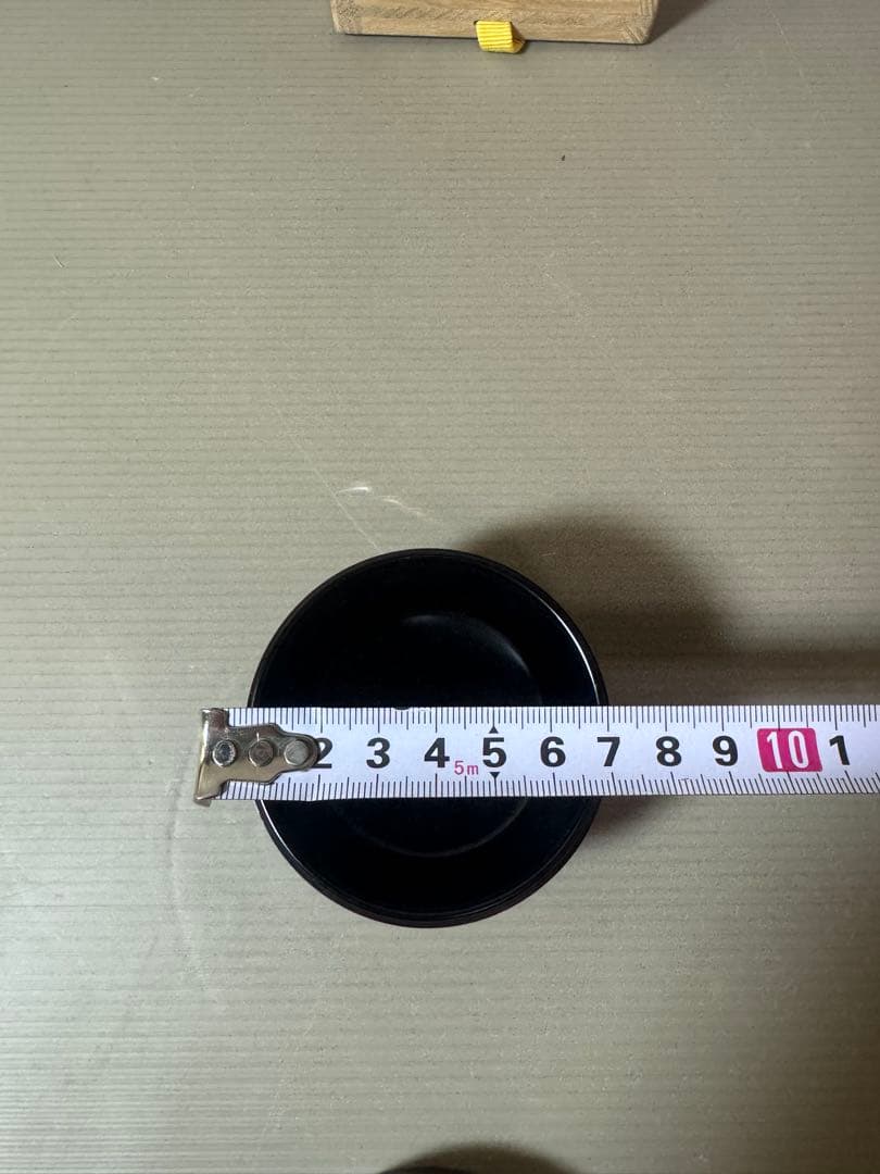 2872 黒飛亘作　溜塗　薬器　棗　未使用