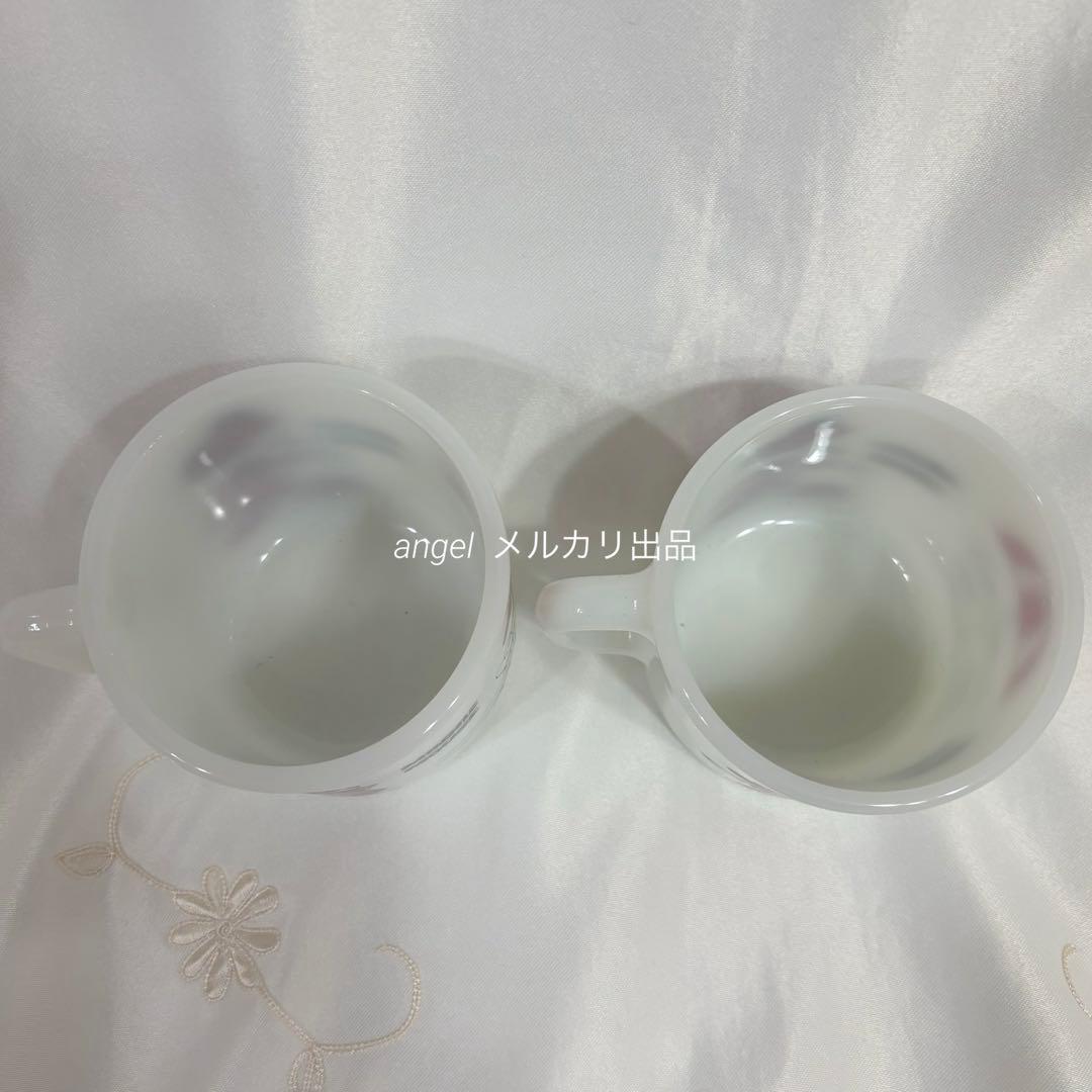 アンティーク　ファイヤーキング　ミッキーマウス　マグカップ　2点　セット