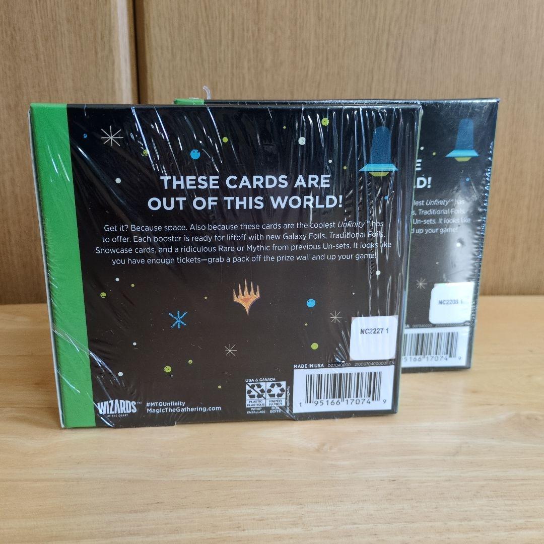 2Box 新品未開封　MTG unfinity コレクターブースター 英語版