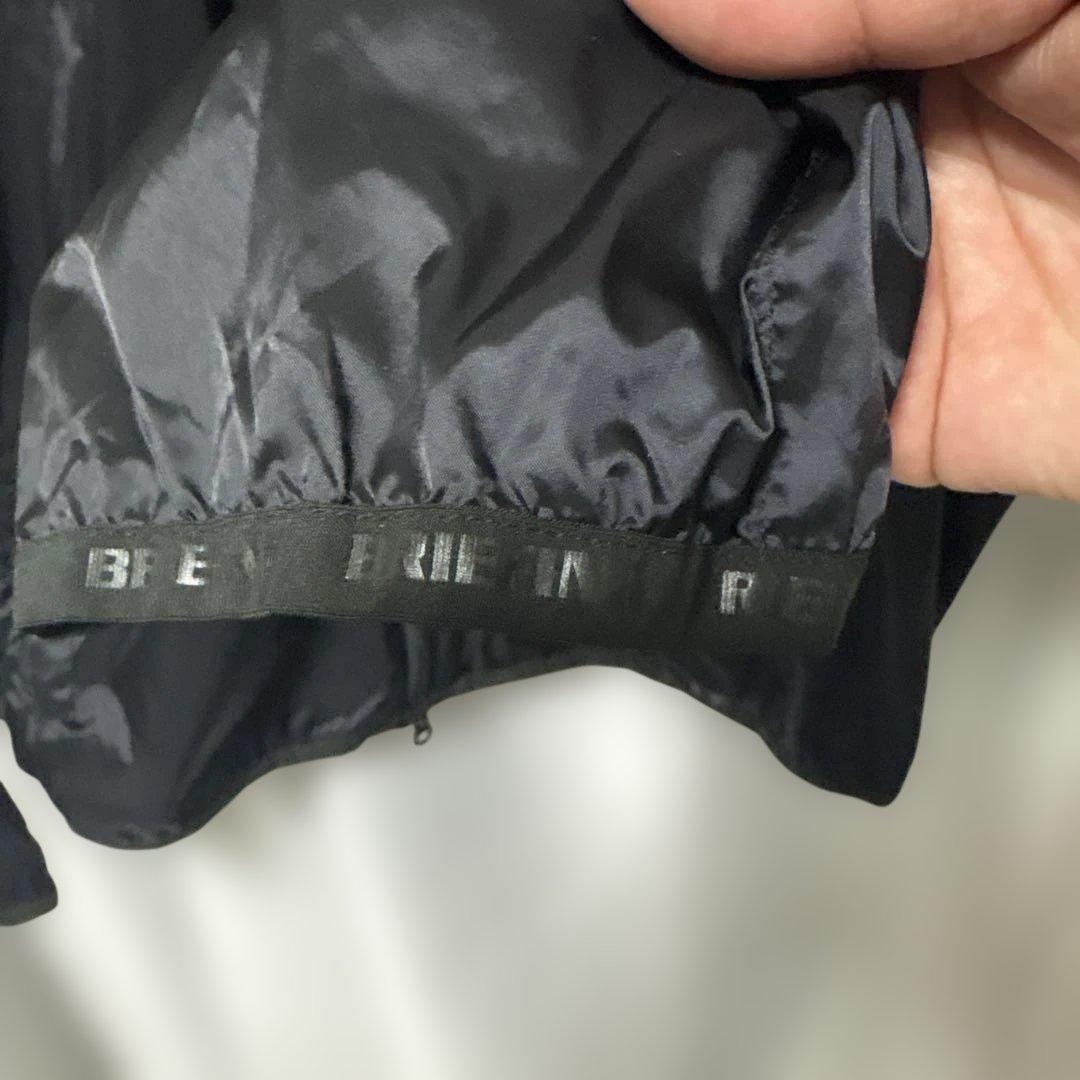 ブリーフィング　ナイロンジャケット　ダブルジップ　ブラック　XL