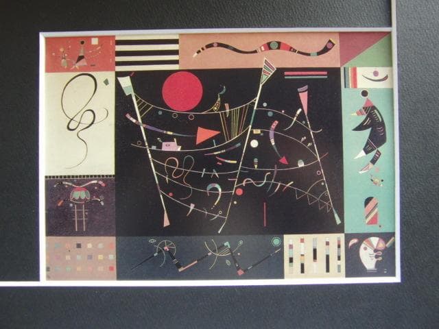 カンディンスキー、全体、希少な画集より、状態良好、新品高級額・額装付