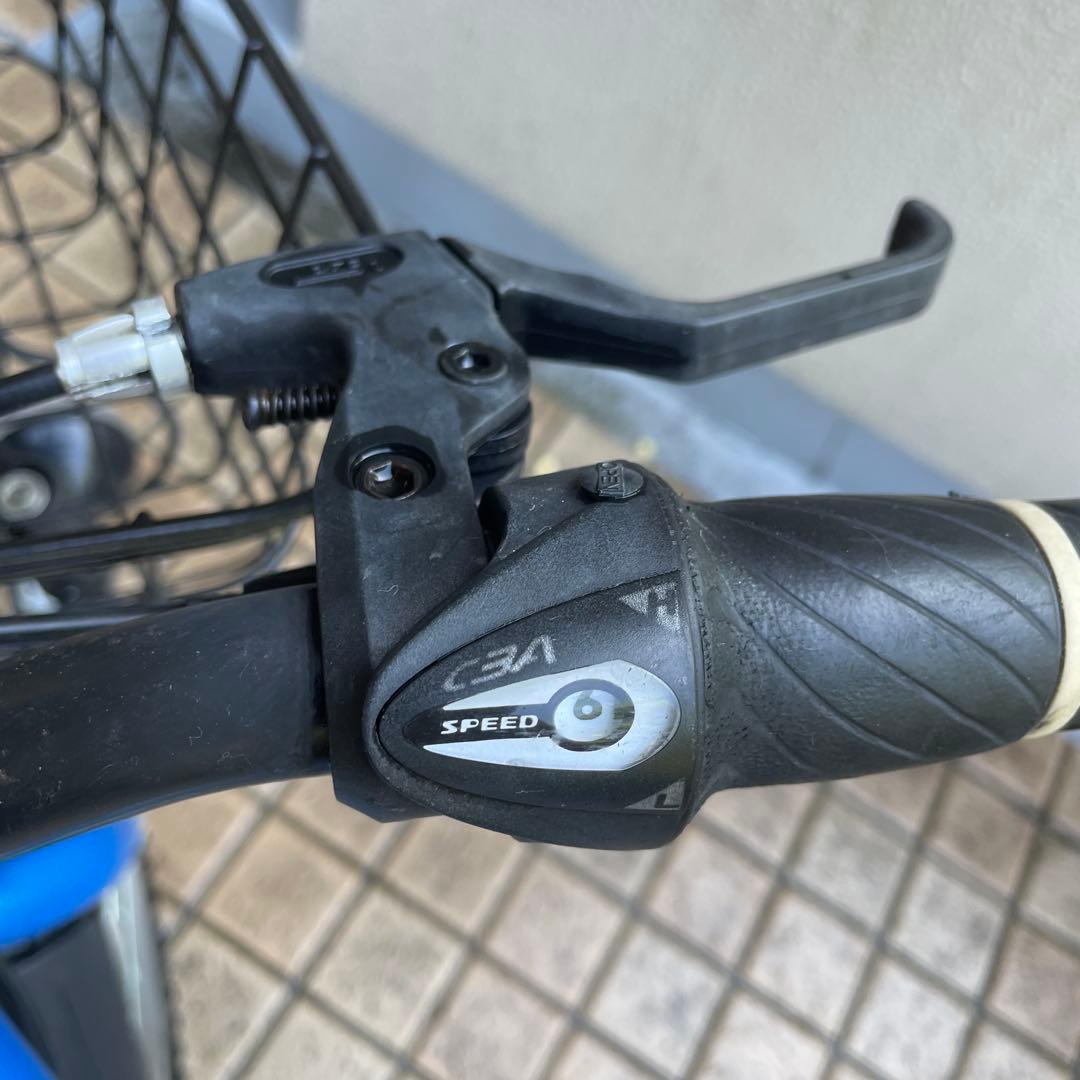 断捨離中★aoi　小学3年生以上　キッズ用自転車ブルー6速ギア付　手渡希望