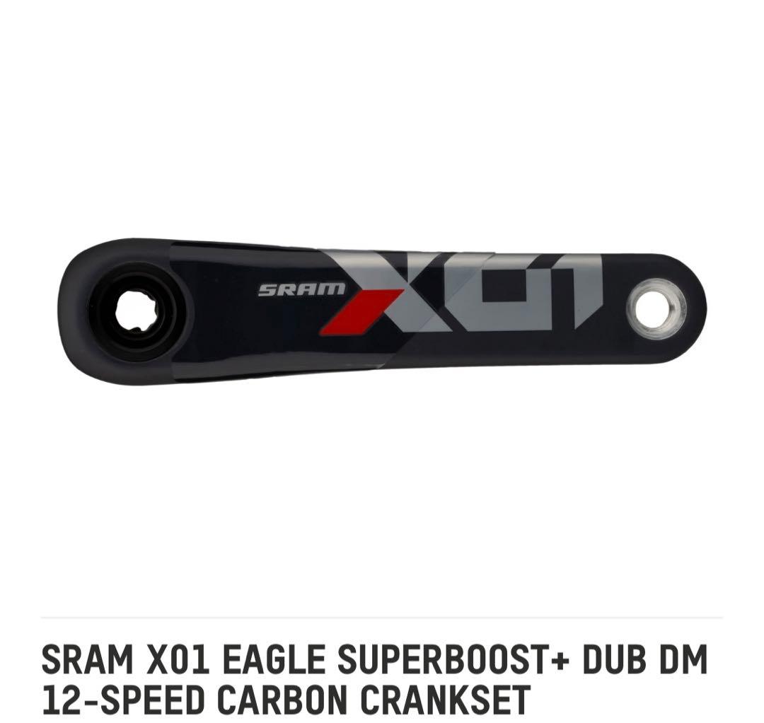 SRAM DUB CRANK X01 165 SB+スラムスーパーブースト