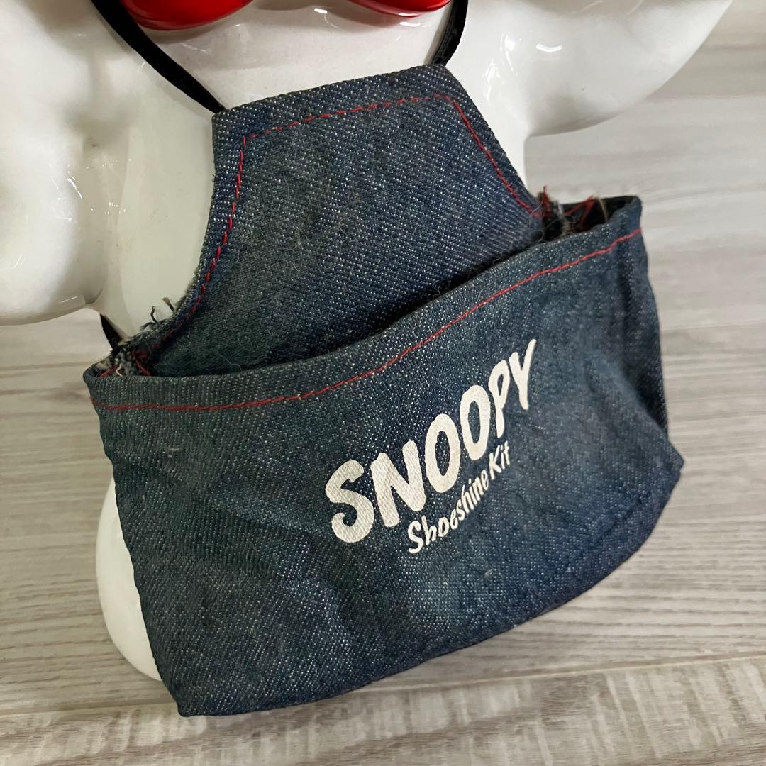 スヌーピー SNOOPY シューシャインキット エプロン 陶器 高さ26cm
