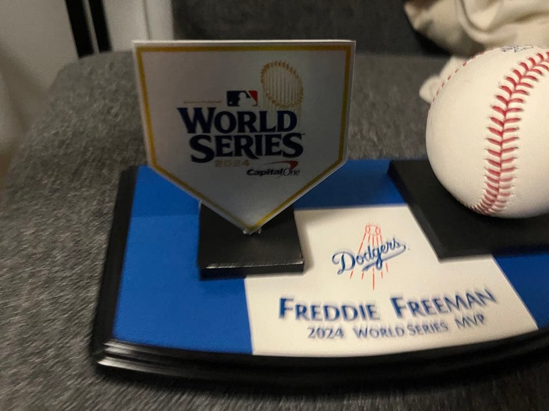 【超希少】 フリーマン直筆 2024WS MVP球 JSA認証 ドジャース