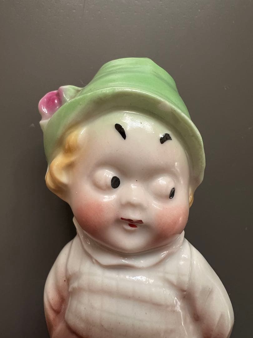 【アンティーク】ドイツ製 グーグリードール 11cm