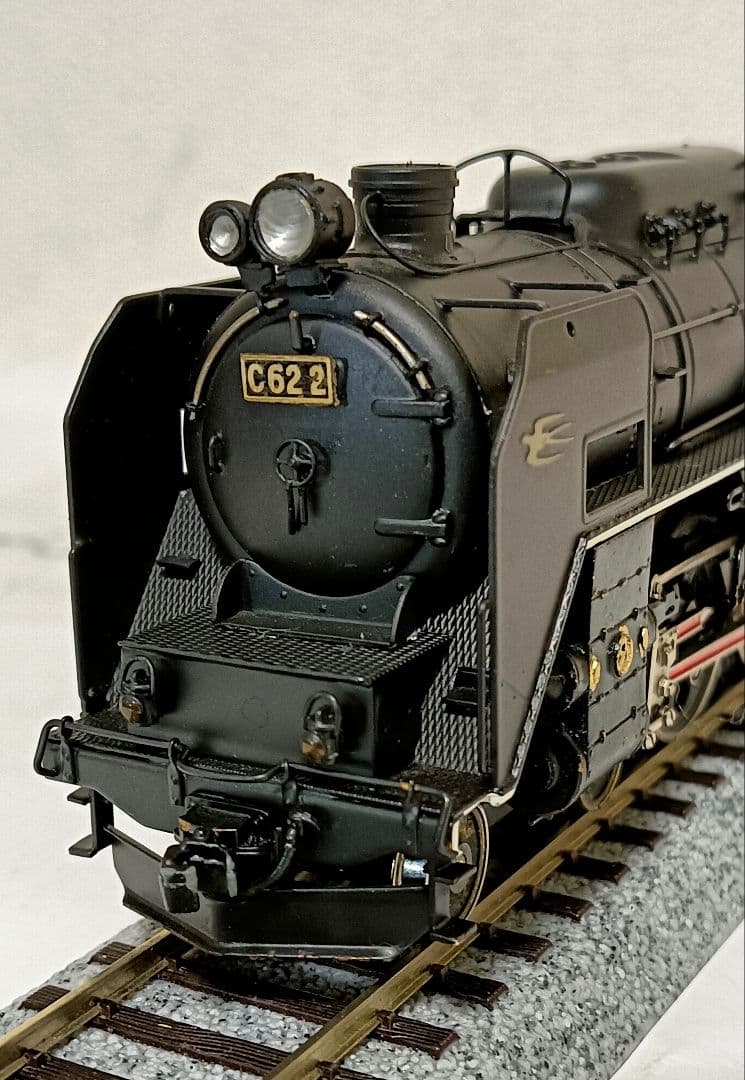 HOゲージ 天賞堂 Ｃ622号機蒸気機関車、モーター交換、メンテナンス済
