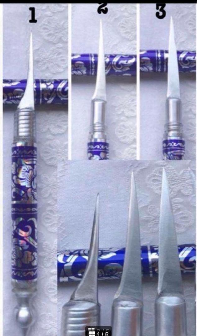 タイ製品　カービングナイフ　 新品未使用　 3本セット