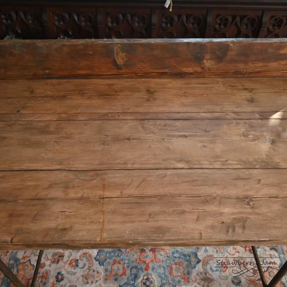 L3710-6 英国アンティーク ファームテーブルアトリエ テーブル 作業台