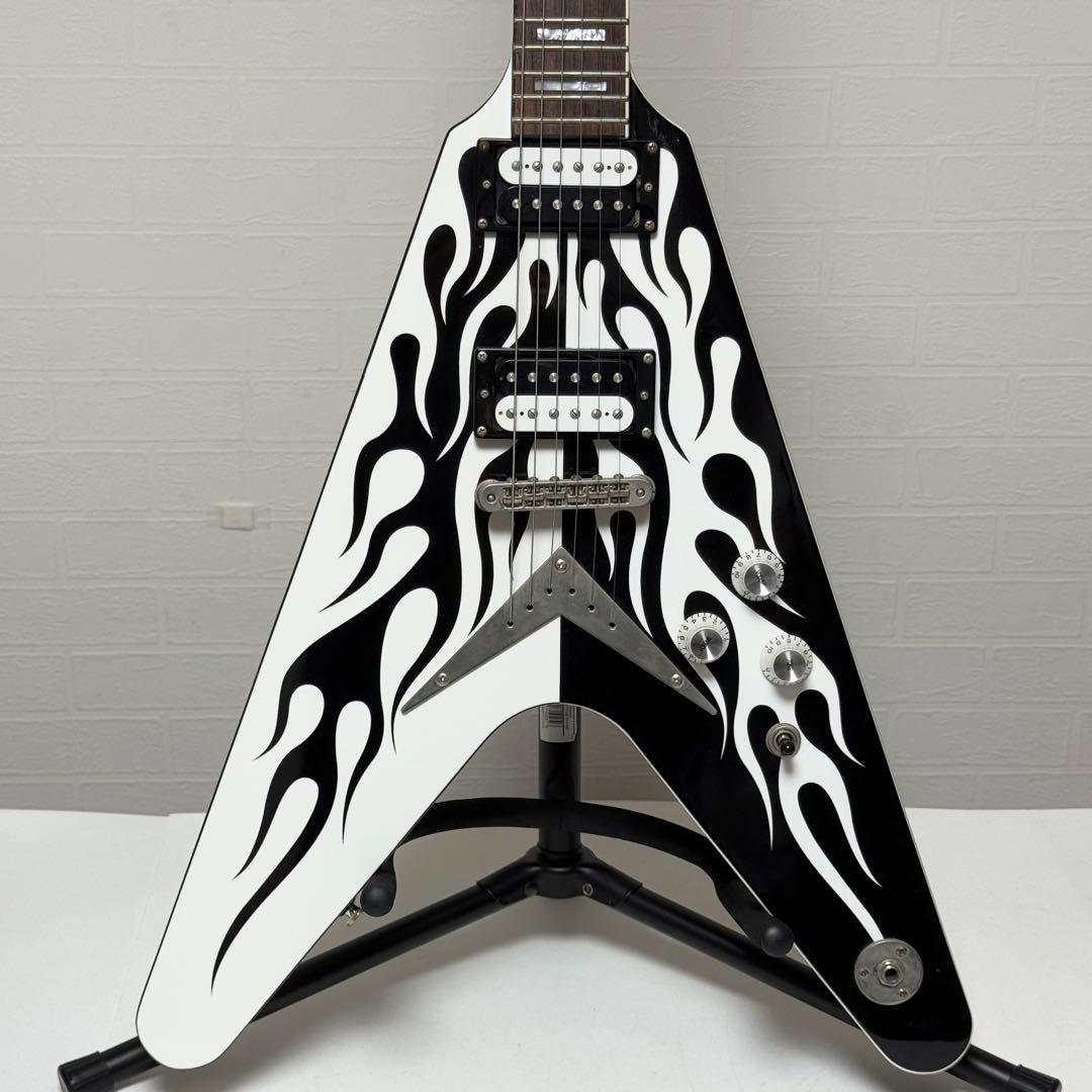 【美品】DEAN マイケルシェンカー フレイムグラフィック フライングV