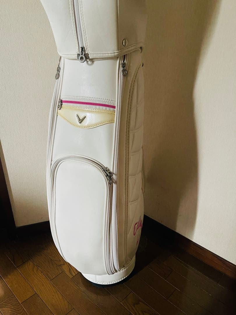 Callaway ゴルフバッグ・キャディバッグ ホワイト・ピンク　レディース