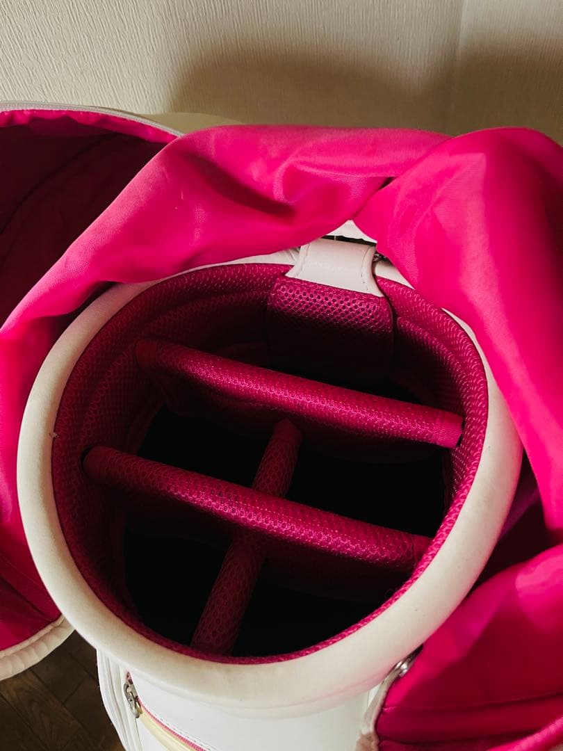 Callaway ゴルフバッグ・キャディバッグ ホワイト・ピンク　レディース