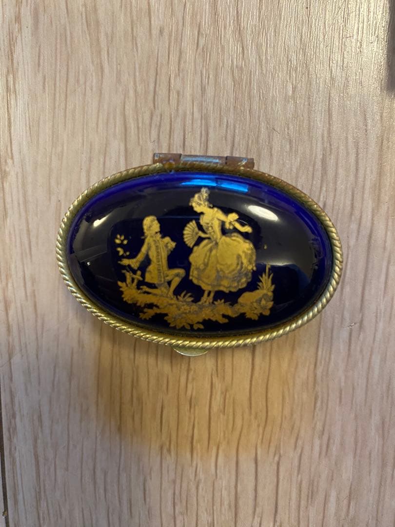 【アンティーク】リモージュ　ピルケース3点セット