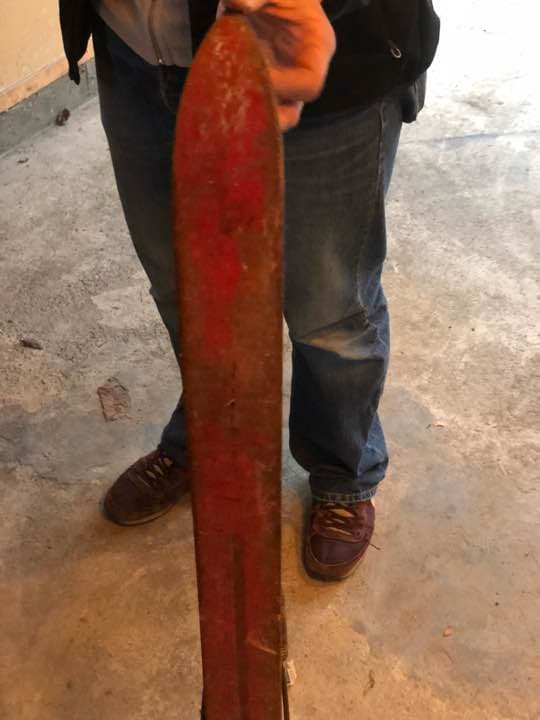 アンティーク スキー板 ストック