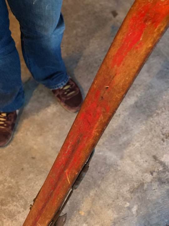 アンティーク スキー板 ストック