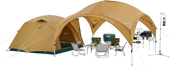 コールマン パーティーシェードライト/360 グリーン/ベージュ