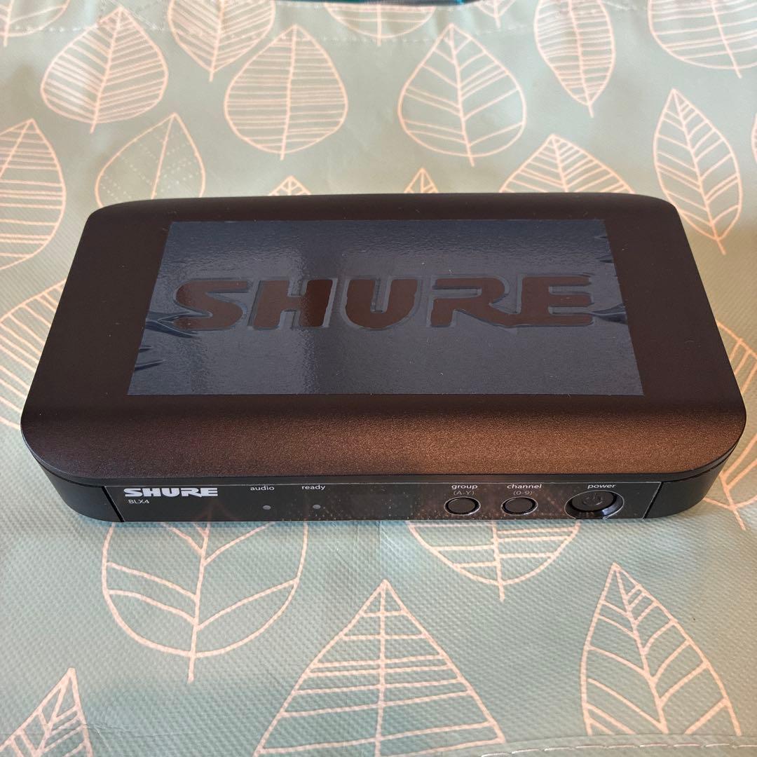 シュア受信機とアダプター　BLX4