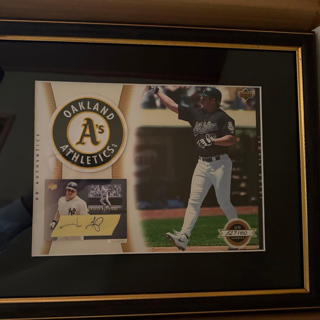 ジェイソン・ジアンビ ＵＤ topps 以外　サイン　auto