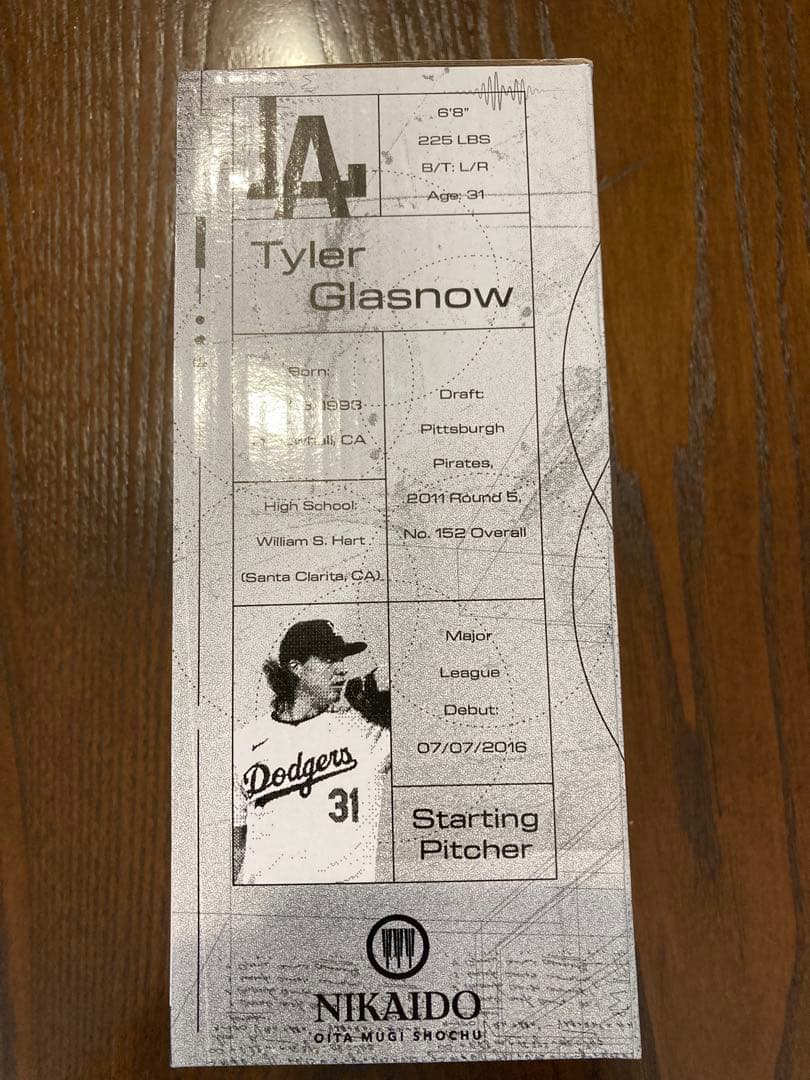 グラスノー　ボブルヘッド　ドジャース　来場者限定　スタジアム配布　新品未開封