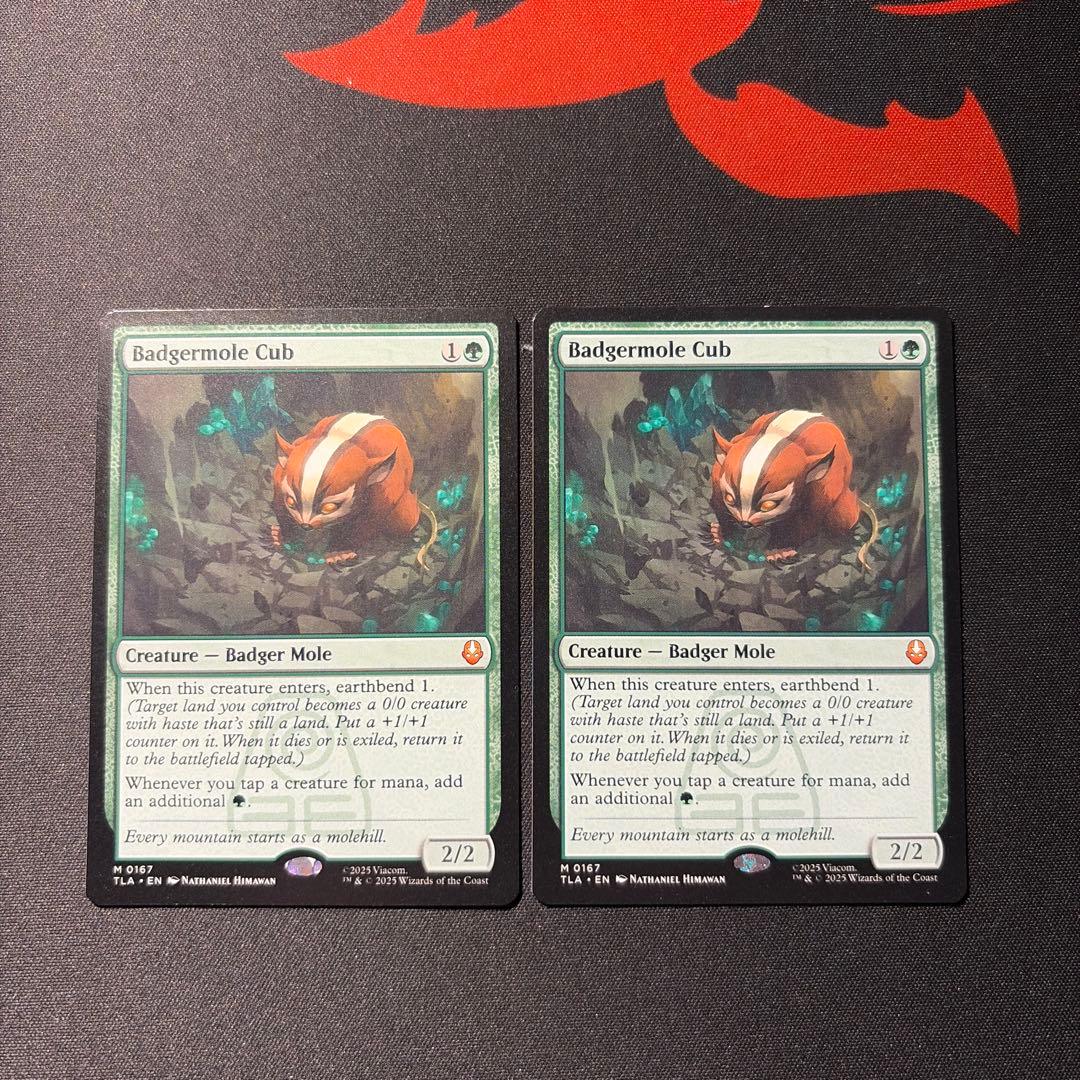 アナグマモグラの仔　Badgermole Cub 2枚セット