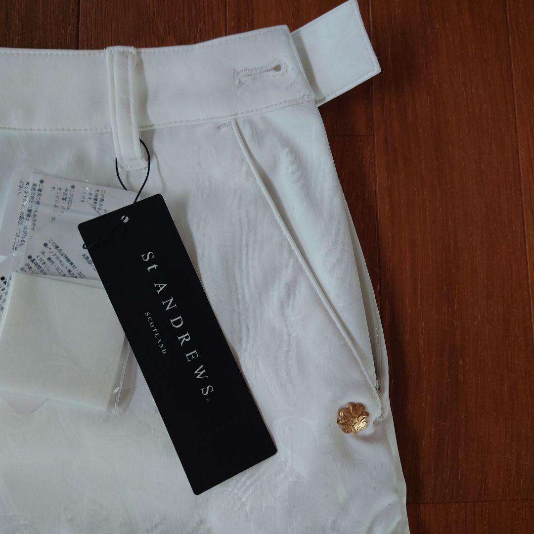 SKANDREWS レディース ゴルフスカート M ホワイト