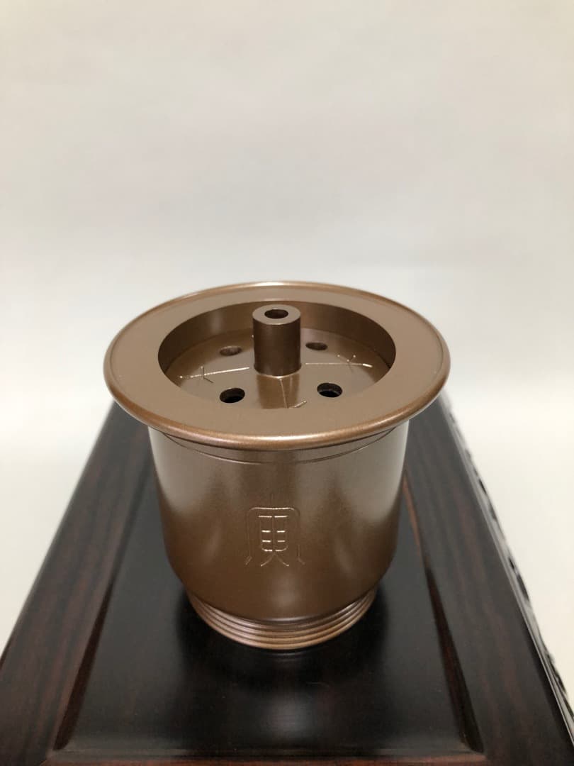 黄銅香炉　戊寅　蓮田修吾郎作　文化勲章受章　共箱　美品