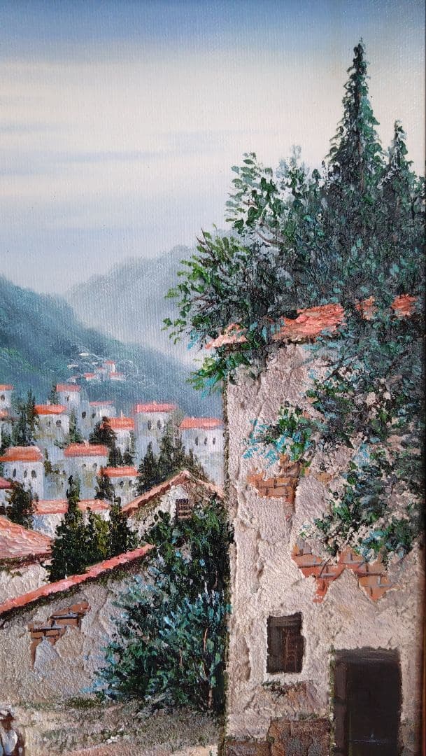 人見友紀　伝説の逃亡画家　油彩　油絵