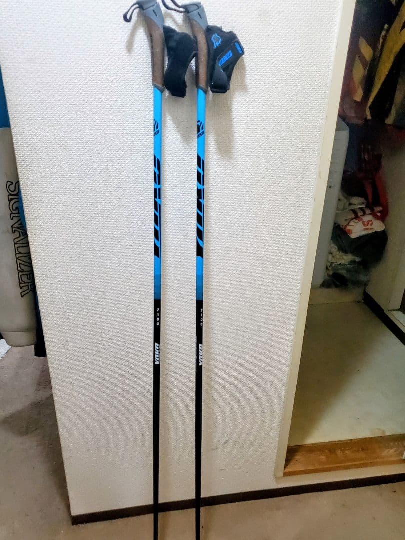 YOKO クロスカントリースキーストック145センチ