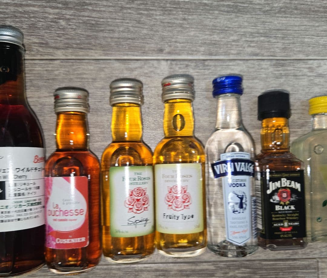 リキュール・ウイスキー・ウォッカ ミニボトルなど12本セット