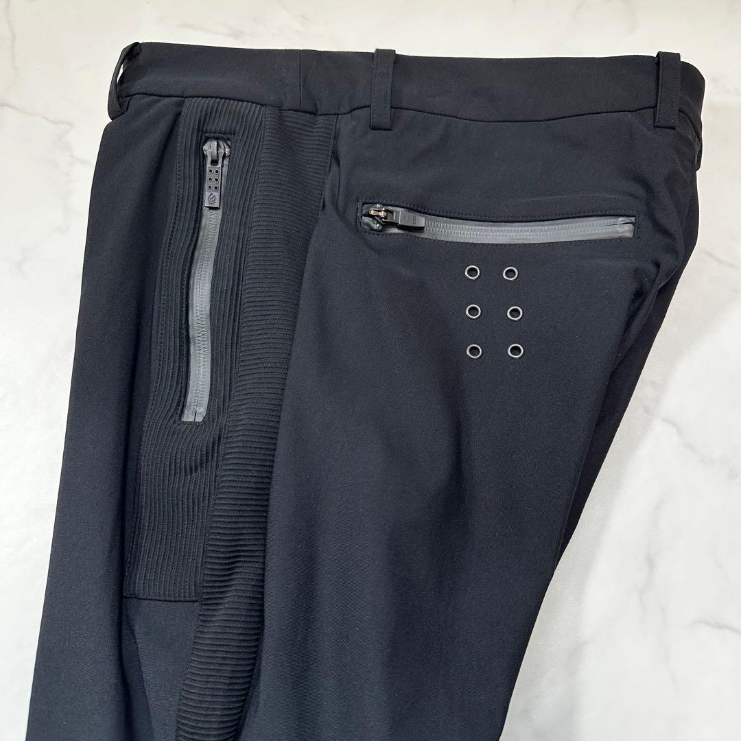 AKM × ラッセルノ Gストレッチパンツ メンズ ゴルフ 止水ジップ 黒 M