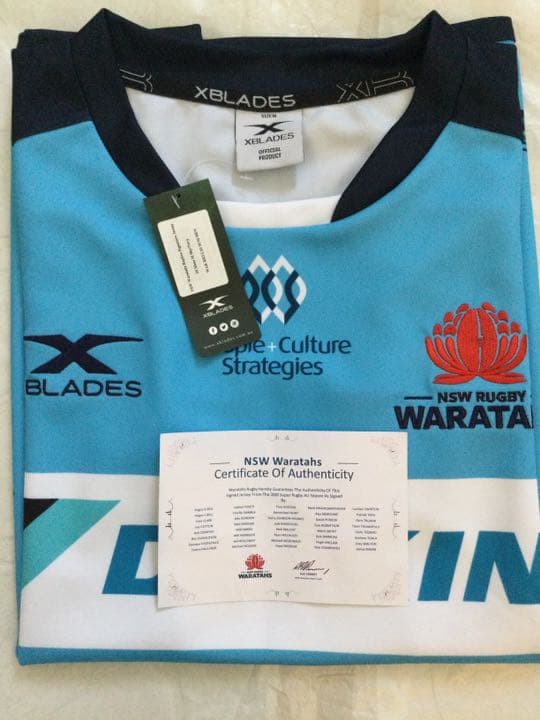 スーパーラグビーワラターズ 2020登録全選手+HCサインジャージ