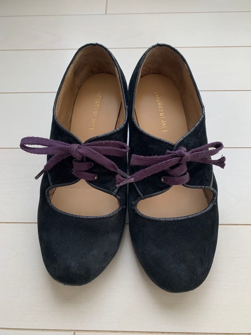 フラメンコシューズ　senovilla セノビージャ 23.5 黒