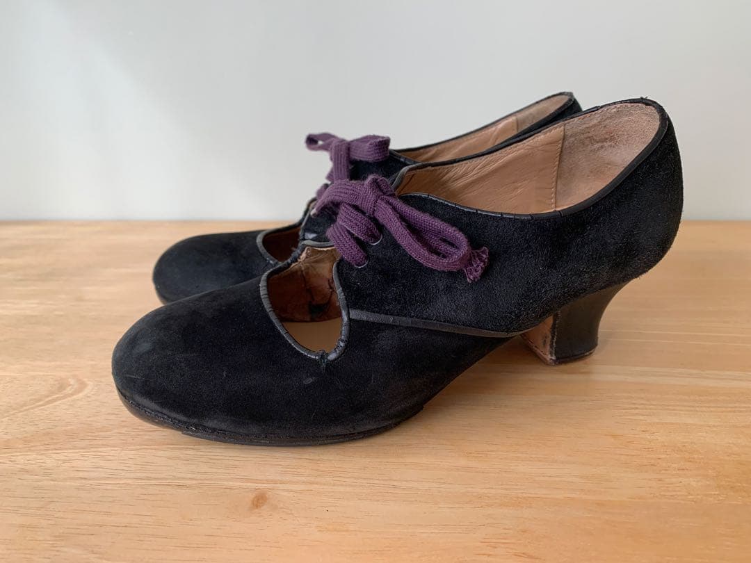 フラメンコシューズ　senovilla セノビージャ 23.5 黒