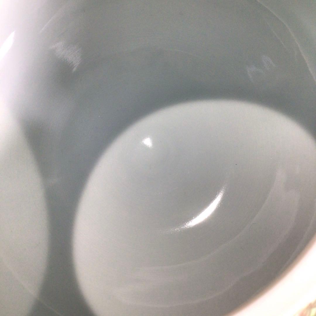 Ｐ１４３　水指　『寺田嘉扇造』『白金彩秋模様』『平水指』　共箱　茶道具