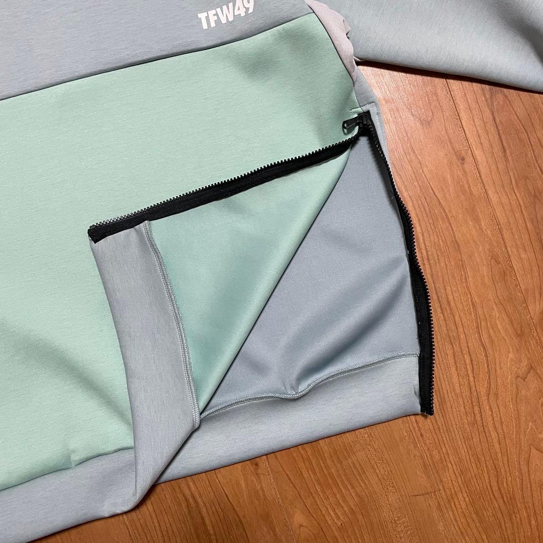 TFW49 プルオーバー スウェット　M グレー　グリーン　ミント