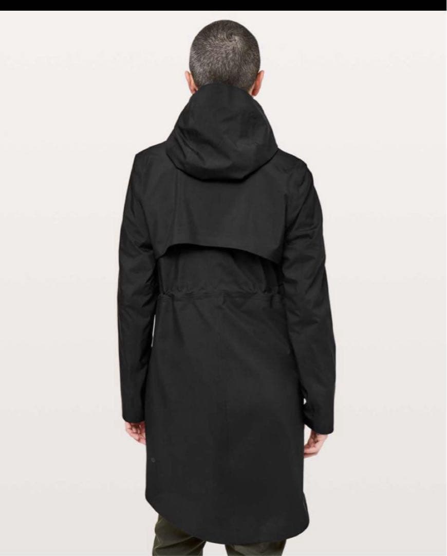 Lululemon ルルレモン ロング ジャケット 黒 ［サイズ2］