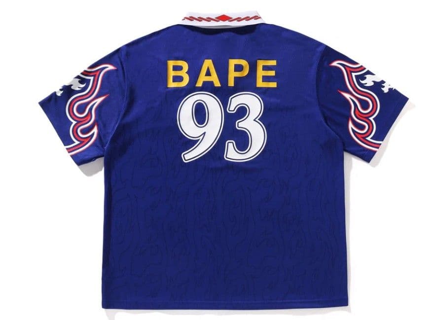 ウェア A BATHING APE x adidas Flame Jersey L